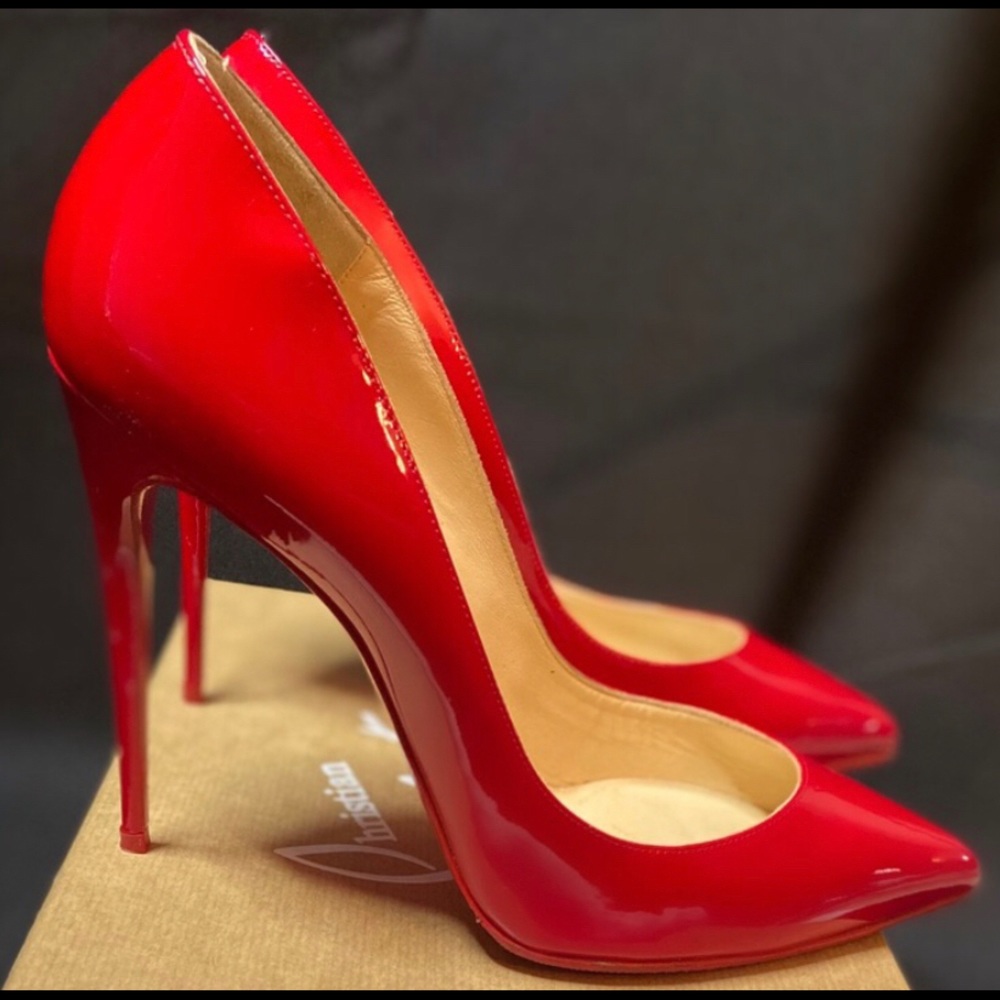 Red Pigalle Follies 100 Patent Leather Heels
